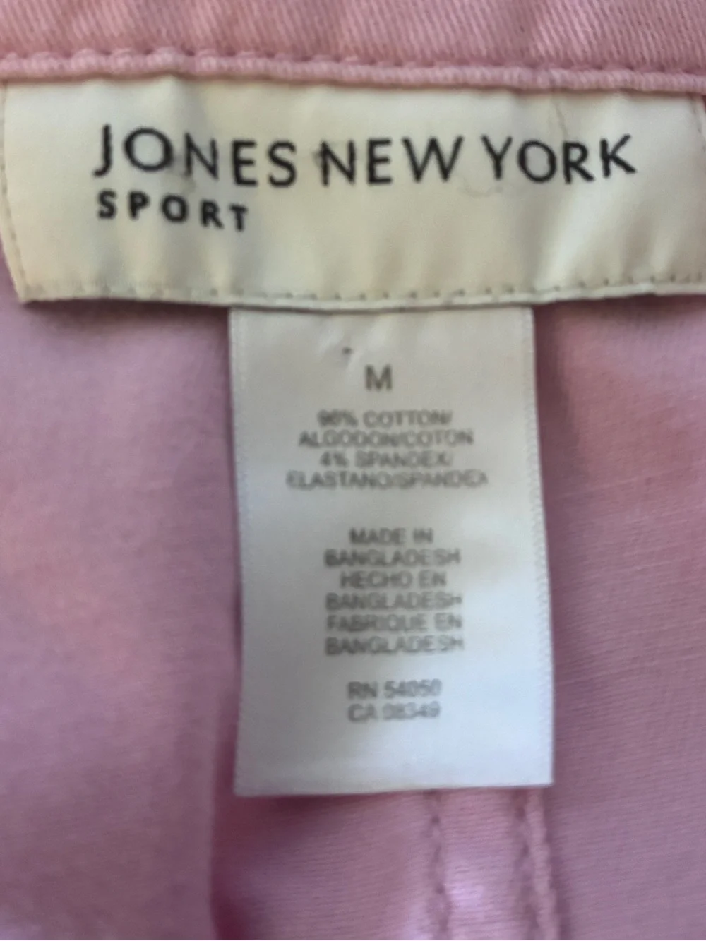 Vintage Y2K 90s Preppy Soft Girl Coastal Grandma Pink Button-Front Jacket Sz M